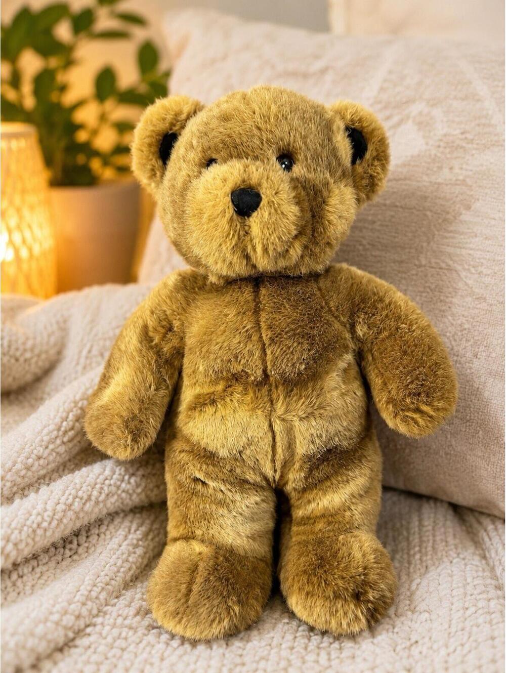 Build A Bear Workshop Brown Teddy Bear Plush Stuffed Animal 16” Soft